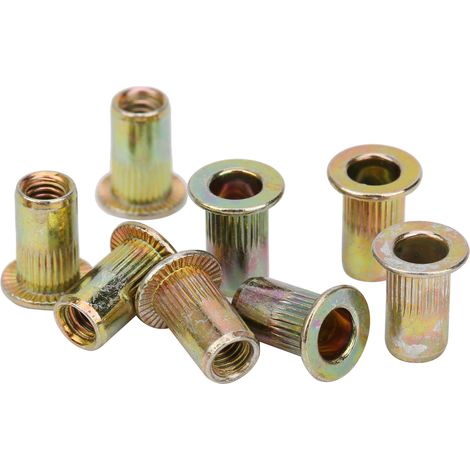 150 pièces Boulons à Rivet M4 Zinc Multicolores, Fixations Rapides pour Voiture et Travaux Manuels