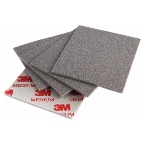 Eponge de ponçage 3M, Oxyde d'aluminium, Moyen, 140mm x 115mm ( Prix pour Lot de 20 ) (1/3)