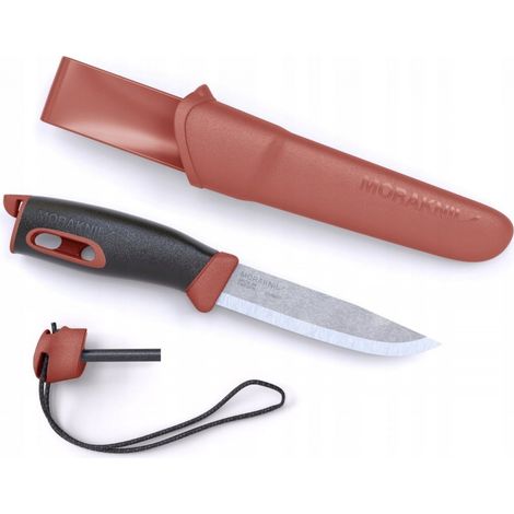 Coltello Mora Companion Spark in acciaio inossidabile rosso