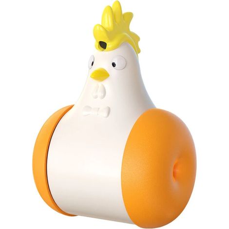 Jouet interactif électrique pour chat, laser automatique, gobelet pivotant, infrarouge, orange – DELKEVIC