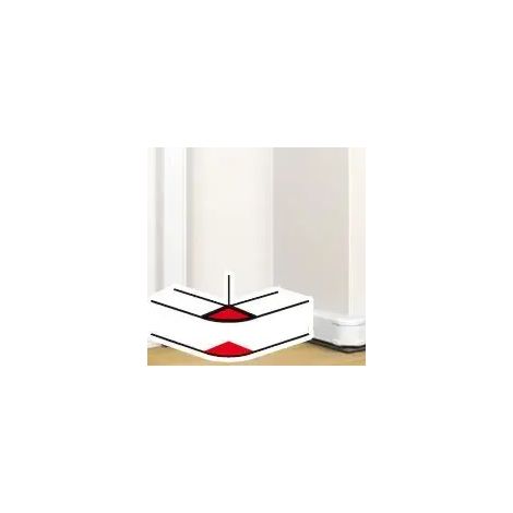Legrand 075717 Angle extérieur Legrand pour goulotte à clippage direct Mosaic 50x130mm blanc antimicrobien
