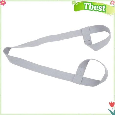 Tbest sangles de tapis de Yoga Sangle de Yoga Portable, réglable, lumière douce, facile à fixer, ceinture sport briques Grise (1/5)