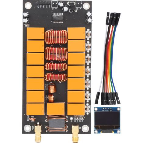 Carte Tuner d'antenne avec Écran Version Finie Kits de Bricolage Composants de Test ATU‑100 400mA