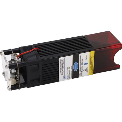 Module Gravure Laser 40W 450nm Vitesse Rapide Protection Oculaire Silencieux CNC Découpe Précise 12V (1/5)