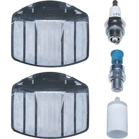 AUMEL Filtre à air avec filtre à carburant Bougie Soupape de décompression Kit d'entretien pour tronçonneuses Husqvarna 357XP 359 EPA 357 359 et Jonsered 2156/2159 Remplace 537010901 (1/5)