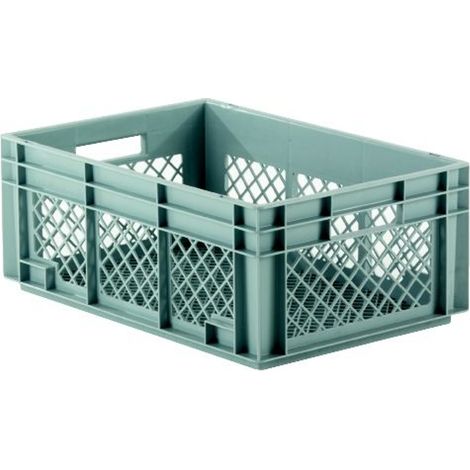 PROVOST - Bac alimentaire en polypropylène gris - Fond ajouré - 60 x 40 cm (1/5)