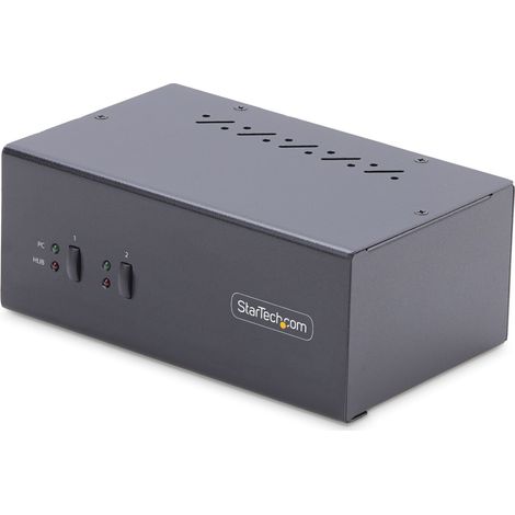 Conmutador KVM Startech SV231DPDDUA2 Monitores 4K60Hz USB Hub 5Gbps Audio (1/5)