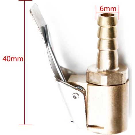 Reifenaufsatz für Autopumpe, Reifenventiladapter, Reifenaufblasventil, Anschlussklemme, Adapterzubehör, Klemmentyp, Aufsatzumbau