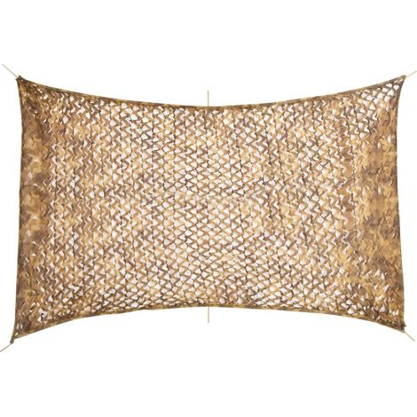 Tarnnetz mit Aufbewahrungstasche 410x285 cm Sandfarbe (1/5)
