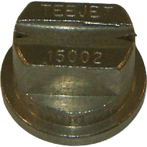Tobera anti-deriva venturi doble chorro plano TQ 150掳 02 acero inoxidable TeeJet TEEJET TQ15002SS