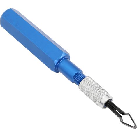 Couteau à parer PVC polyvalent en aluminium, outil de soudure de sol ergonomique, lame de coupe à main efficace pour maroufler, finition précise, manche confortable, usage multiple. (1/5)
