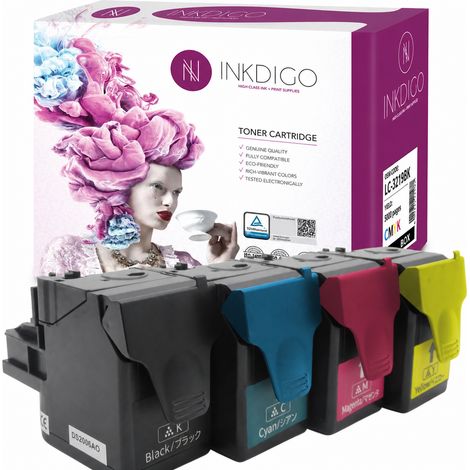 Toner Inkdigo 80C2SK0-80C2SY0 compatibile con Lexmark CX310dn CX410, certificato TÜV tedesco. (1/5)