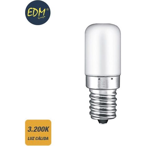 LED-EDM-Glühbirne, röhrenförmiger Kessel, E14, 1,8 W, 130 lm, 3200 K, warmes Licht, Ø 1,8 x 4,8 cm