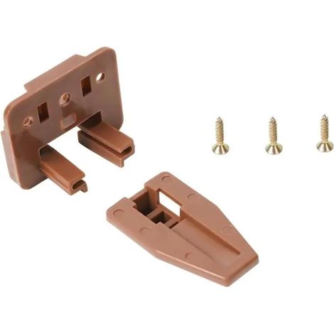 Ensemble de 40 supports glissières tiroir portables pour ameublement (1/5)