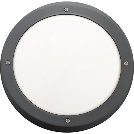 Aplique PRIM IP65 LED SMD AC 13W 1100lm CRI80 3000K Antracita