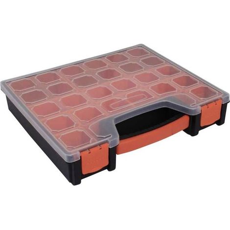 Caja de almacenamiento quadrios 23sa094 14 compartimentos 31.2 x 27.2 cm