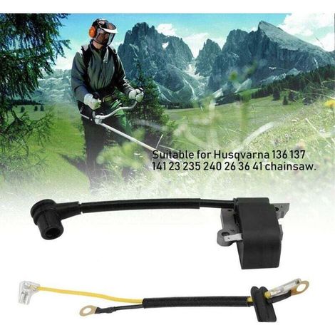 Bobina di accensione per motosega Husqvarna 136 137 141 141 23 235 240 26 36 41 Accessori di ricambio 545199901-Crezuo