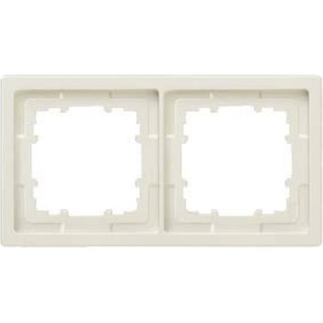 Siemens Interruttore 2 vie Telaio di copertura Delta Bianco 5TG1322 1 pz.