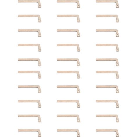 30 lames de clé de secours intelligentes pour télécommande de voiture Geely E5 (1/5)
