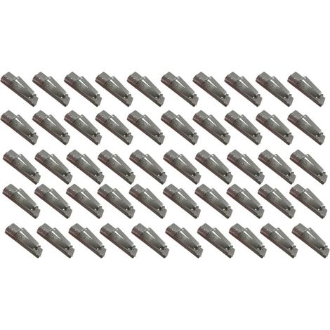 50 Pack Stainless Steel Solar Cable Clamps UL Listed PV Panel