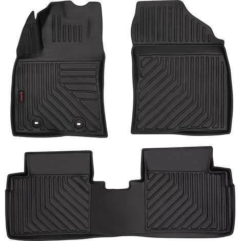 3D-Gummifußmatten für Toyota Avensis III T27 (Kombi, Schrägheck, Limousine, 2009–2018) – 5 cm Felgenbett