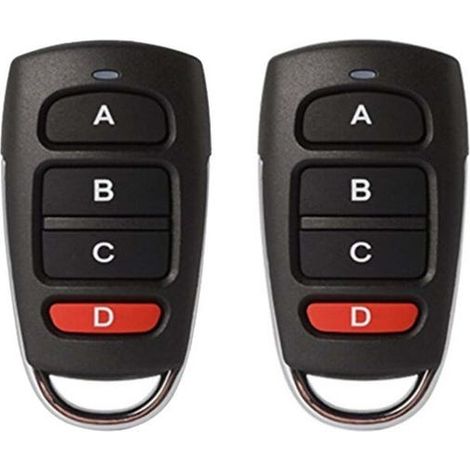 (68,3 x 35,7 mm) 2 télécommandes universelles 433 MHz, duplicateur/cloneur sans fil (1/5)