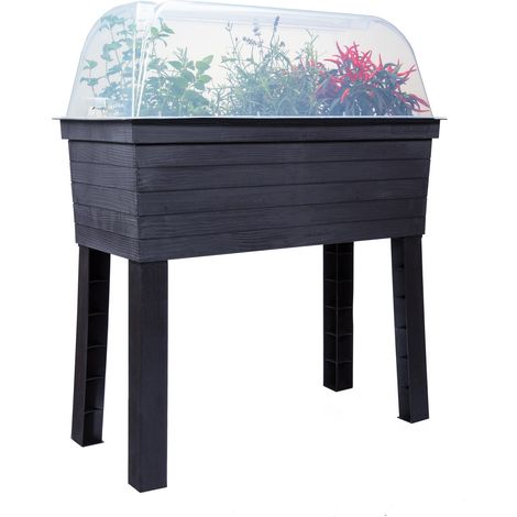 GARANTIA URBAN huerto elevado para balcón Set incl. tapa de cultivo