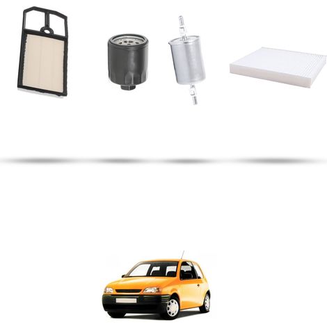 Kit tagliando 4 filtri compatibile con Seat Arosa 1.4 16V 74kw Dal 1999 (1/5)