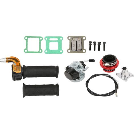 Kit Grip Poignée Gaz Filtre Air Carburateur 0,7in pour Moteur 2 Temps 47cc 49cc Mini Pocket Bike Quad Chopper ATV (1/5)