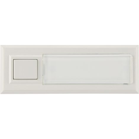 Grothe COMBIFIX Pulsante campanello ETA 2132A, A giorno, illuminato, 51015