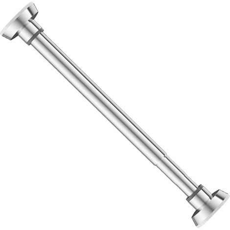 Tringle Rideau Extensible, Tringle à vêtements télescopique réglable en acier inoxydable, Sans Perçage, Porte vêtements Cintre pour Suspendre des Cintres et Habillement Dans une Penderie, 35cm à 55cm (1/5)