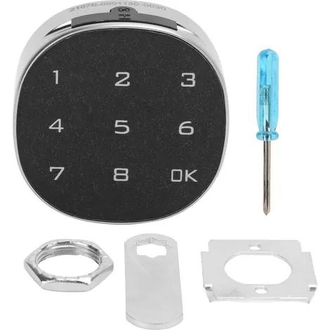 Serrure électronique à mot de passe tactile antivol pour classeur, casier, tiroir, boîte aux lettres, 30 mm / 1,2 po (1/3)