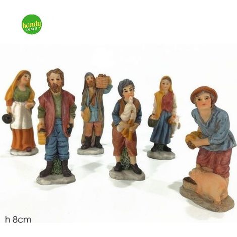 Personaggio Natalizio General Trade 8cm Assortiti