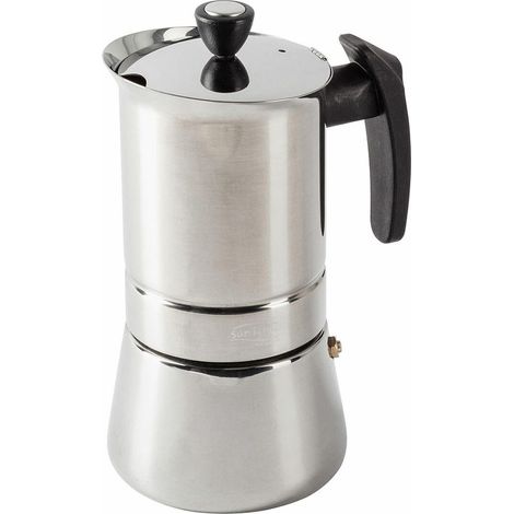 San Ignacio Cafetière Italienne Argenté 9 Tasses Moderne (1/3)