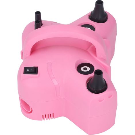 Elektrische Luftpumpe mit zwei Öffnungen, automatischem Aufblasmechanismus, Set zum Aufblasen von aufblasbaren Gegenständen, EU-Stecker 220–240 V (1/5)