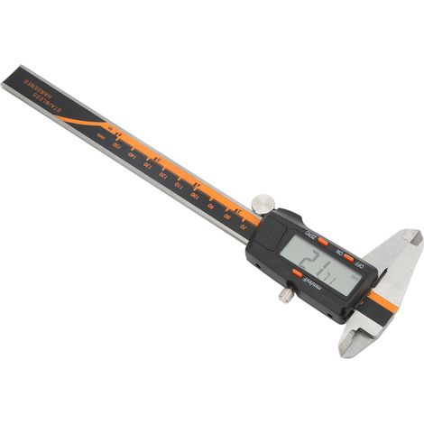 Digitaler Messschieber 0-150 mm, elektronisches Messgerät mit LCD-Bildschirm, Bruchteilgenauigkeit, digitaler Messschieber für den professionellen Einsatz (1/5)