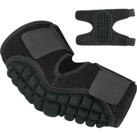 Coudières de volleyball, manchons rembourrés pour coudes Manchon épais pour coude de baseball, protection articulaire pour softball adulte et lutte (1/5)