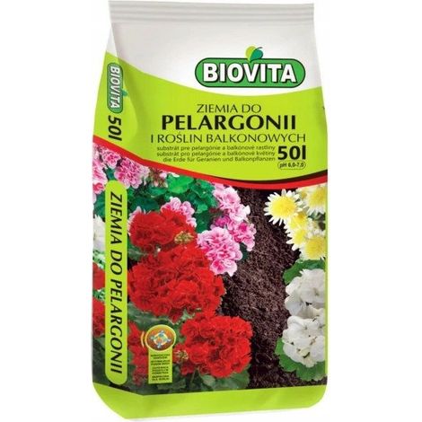 Terreau pour géraniums et plantes de balcon 50 L