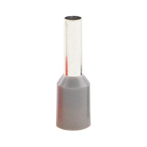Punteras aisladas sección 2,5mm Gris 50 uds