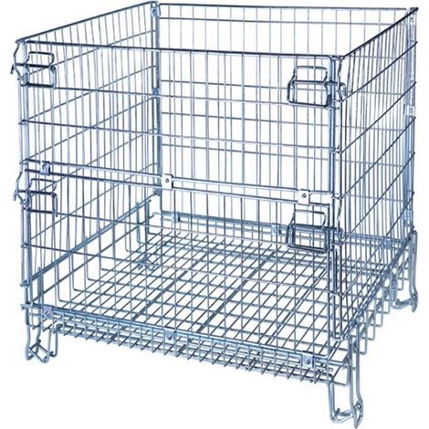 Contenitore Metallico per Bottiglie Ripieghevole