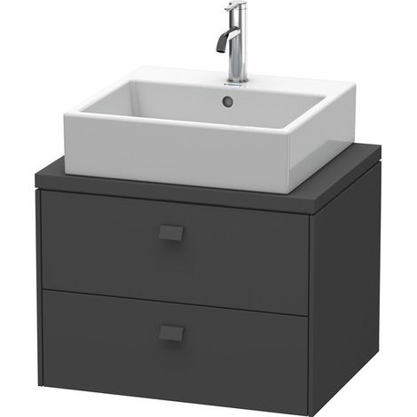 BRIOSO mobile consolle basso 442x620x480mm grafite opaco