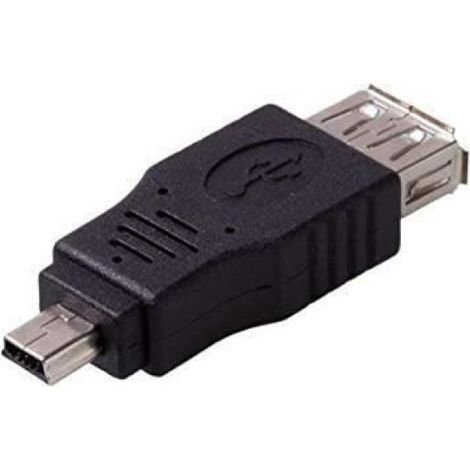 Adaptateur USB - USB A vers USB B Mini 5 Broches - Pour Connexion Périphérique - 1 Pièce