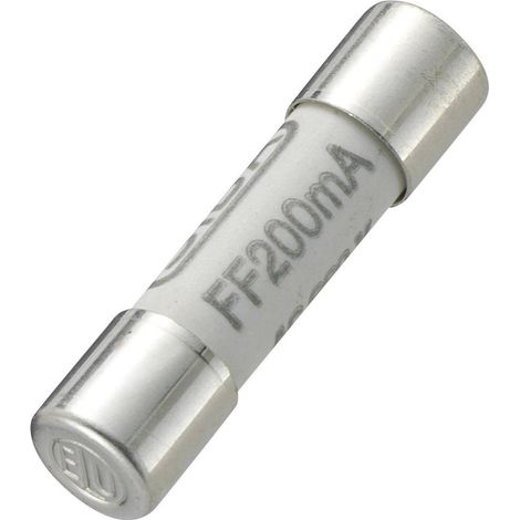 Fusibile a filo sottile (Ø x L) 6 mm x 32 mm, 0,2 A, 600 V, molto rapido -FF- 6FF-0200-H3, contenuto: 1 pz.