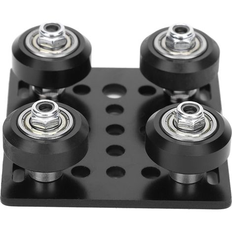 Plaque de Portique Type V Noir pour Imprimante 3D - Profilés Aluminium Standard EU 2020 (1/5)