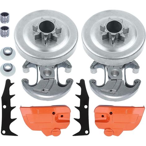 Kit de couvercle d'embrayage 325" 7T pour pièces de tronçonneuse Husqvarna 445 450, 544097902, 578097901, 503931801 (1/5)