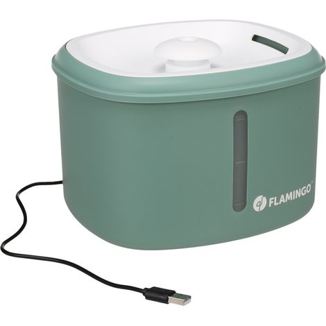 Fontaine a Eau Finto 2,5L pour Chat et Petit Chien vert (1/5)