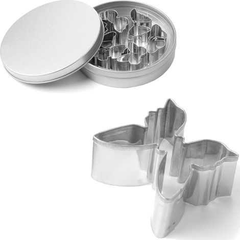 Kuchenausstecherform, Schmetterlingsschablone - 8er-Set - HENDI 673782 (1/3)