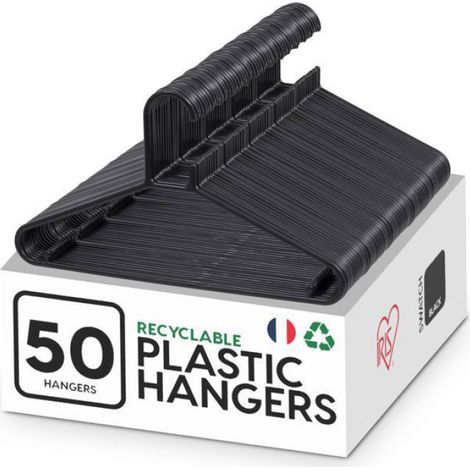 Cintres Enfant - 29 cm - Antidérapants - Plastique - 20 Pièces (1/5)