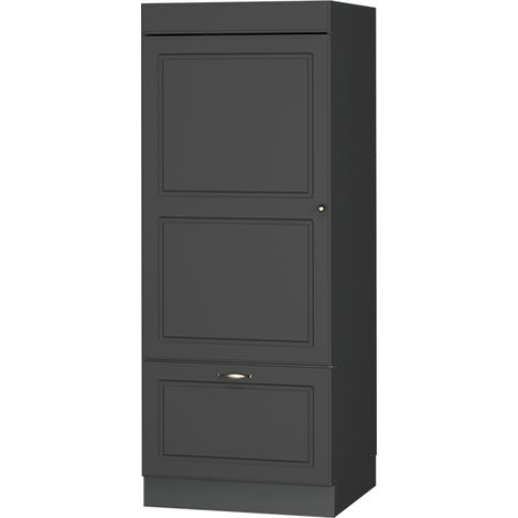 Set mobili bagno Fame-Line, Antracite-oro rustico, 60 cm, Vicco