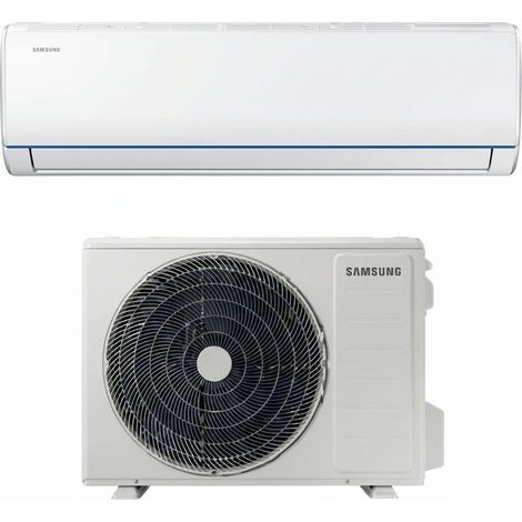 Samsung AR30 Panarea, Climatizzatore Monosplit in pompa di calore, 12000 BTU, SmartThings e Intelligenza Artificiale, WiFi, GAS R32, AR40H12C1BMNEU+AR40H12C1BMXEU, [Efficienza energetica A++/A]